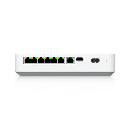 Unifi Protect Nvr Instant Con Soporte De Hdd De 3.5 Con Un Switch Poe Integrado De 6 Puertos Gbe Y Un Puerto Hdmi Viewport.
