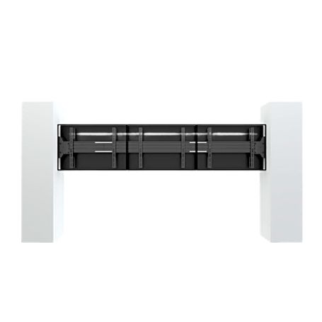Accesorio Placa Para Montaje Doble De Pantallas Para Exhibicion De Pared A Pared Dimensiones 225.2 Mm X 126.2 Mm X 95 Mm