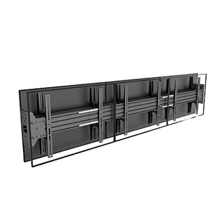 Accesorio Placa Para Montaje Doble De Pantallas Para Exhibicion De Pared A Pared Dimensiones 225.2 Mm X 126.2 Mm X 95 Mm