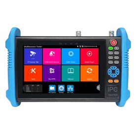 tester de video profesional  pantalla 7  prueba iphdanalógicas  tvicviahdcvbs  ip onvif  4k8k  h264h265  hdmi  ptz  scanner ip 