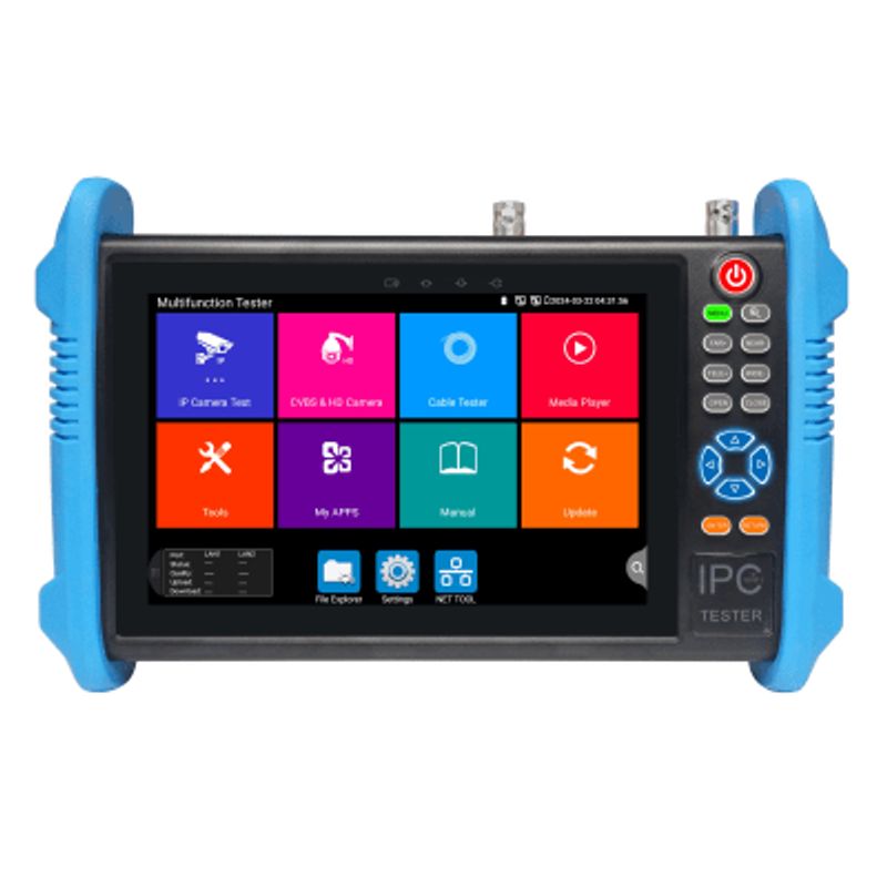 Tester De Video Profesional  Pantalla 7  Prueba Ip/hd/analógicas  Tvi/cvi/ahd/cvbs  Ip Onvif  4k/8k  H.264/h.265  Hdmi  Ptz  Sca