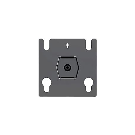 accesorio  placa adaptadora para panel led 20 x 205 mm  dimensiones 64 x 64 x 2 mm  diámetro de orificio ø103 mm  separación de