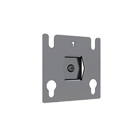 accesorio  placa adaptadora para panel led 20 x 205 mm  dimensiones 64 x 64 x 2 mm  diámetro de orificio ø103 mm  separación de
