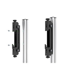 accesorio  riel de aluminio longitud 1670 mm  ancho 40 mm  altura 40 mm  diseno modular  tapas de riel incluidas242101