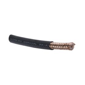 cable coaxial   rg8   25 metros   50 ohms   41 db   malla de cobre al 97   hecho en méxico  intemperie