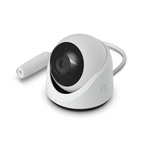 cámara de seguridad turret color blanco  alimentación poe resistente a manipulaciones ik04 sensor de imagen 118 8mp ajuste manu