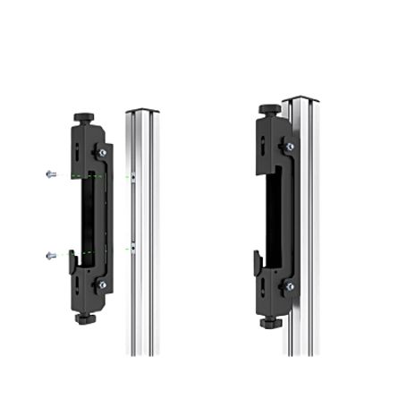 Accesorio Riel De Aluminio Con Longitud De  2380mm Compatible Con Estructura Para Videowall   Diseno Modular   Incluye Tapas De 