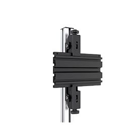 accesorio riel de aluminio con longitud de  2380mm compatible con estructura para videowall   diseno modular   incluye tapas de