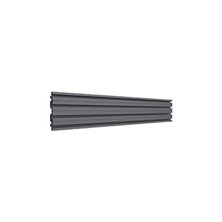 accesorio riel de aluminio con longitud 1000 mm   incluye tapas laterales   compatible con estructura para videowall  diseno mo