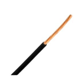 bobina de 1000 pies de cable automotriz txl 16 color negro  conductor de cobre desnudo  aislamiento xlpe  50 voltios  rango de 