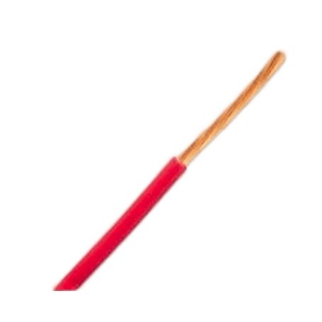 Bobina De 1000 Pies De Cable Automotriz 16 Awg Color Rojo / Cable Primario Txl / Conductor Cobre Desnudo 19/29 / Aislamiento Xlp