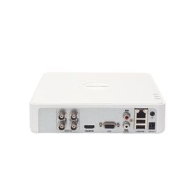 dvr 4 canales turbohd  1 canal ip  2 megapixel 1080p lite  acusense lite evita falsas alarmas  audio por coaxitron  1 bahia de 