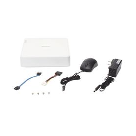 dvr 4 canales turbohd  1 canal ip  2 megapixel 1080p lite  acusense lite evita falsas alarmas  audio por coaxitron  1 bahia de 