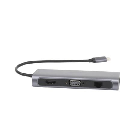 Hub Usbc (docking Station) 10 En 1 3 Usba 3.0 Usbc Pd Carga 100w Hdmi 4k30hz Rj45 (gigabit Ethernet) Vga Lector Tarjeta Sd Hub Usbc (docking Station) 10 En 1 3 Usba 3.0 Usbc Pd Carga 100w Hdmi 4k30hz Rj45 (gigabit Ethernet) Vga Lector Tarjeta Sd