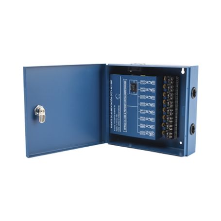 Fuente De Poder Profesional Heavy Duty  16 Amperes / 8 Canales / Hasta 2a Por Salida / Ajuste Independiente De 11 A 15 Vcc Por S