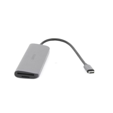Hub Usbc Multipuertos / Hdmi 4k30hz  / 3 Puertos Usba 3.0 / Lector Tarjeta Sdtf (uso Simultáneo) / 6 En 1 / Carcasa De Aluminio.
