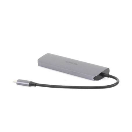 Hub Usbc Multipuertos / Hdmi 4k30hz  / 3 Puertos Usba 3.0 / Lector Tarjeta Sdtf (uso Simultáneo) / 6 En 1 / Carcasa De Aluminio.