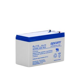 bateria 12 vcc  7 ah  ul  tecnologia agmvrla  para uso en equipo electrónico alarmas de intrusión  incendio control de acceso  