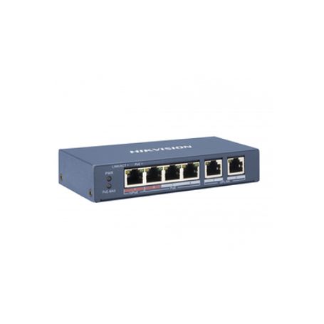 Switch Poe / No Administrable / 4 Puertos 10/100 Mbps Poe (hasta 300 M)  2 Puertos 10/100 Mbps Uplink /  35 W