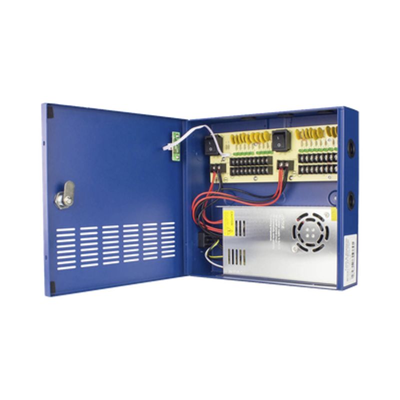 Fuente De Poder Profesional Heavy Duty  30 Amperes / 18 Canales / Hasta 2.5 Amperes Por Salida / Protección Contra Sobrecargas /