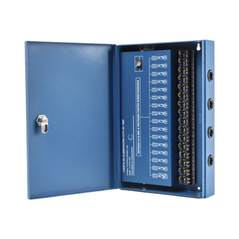 Fuente De Poder Profesional Heavy Duty  20 Amperes / 16 Canales / Hasta 1.25a Por Salida / Ajuste Independiente De 11 A 15 Vcc P