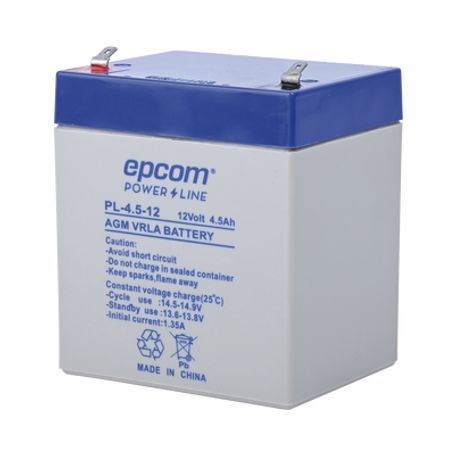 bateria 12 vcc  45 ah  ul  tecnologia agmvrla  para uso en equipo electrónico alarmas de intrusión  incendio control de acceso 