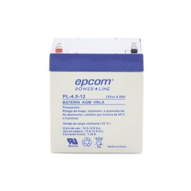 bateria 12 vcc  45 ah  ul  tecnologia agmvrla  para uso en equipo electrónico alarmas de intrusión  incendio control de acceso 