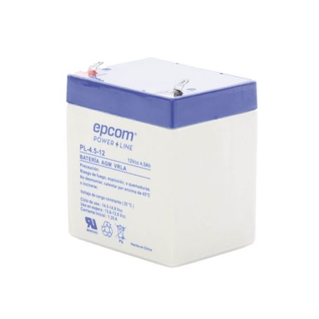 Bateria 12 Vcc / 4.5 Ah / Ul / Tecnologia Agmvrla / Para Uso En Equipo Electrónico Alarmas De Intrusión / Incendio/ Control De A
