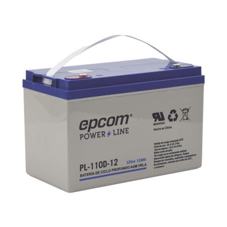 Bateria 12 Vcc / 110 Ah / Ciclo Profundo / Agmvrla / Uso En Aplicación Fotovoltaica /terminales Tipo Tornillo Hex M6
