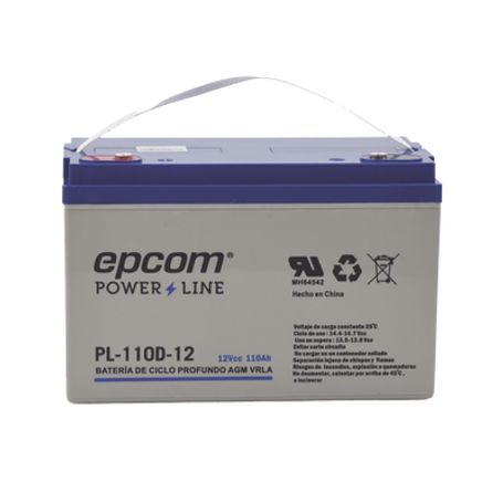 Bateria 12 Vcc / 110 Ah / Ciclo Profundo / Agmvrla / Uso En Aplicación Fotovoltaica /terminales Tipo Tornillo Hex M6