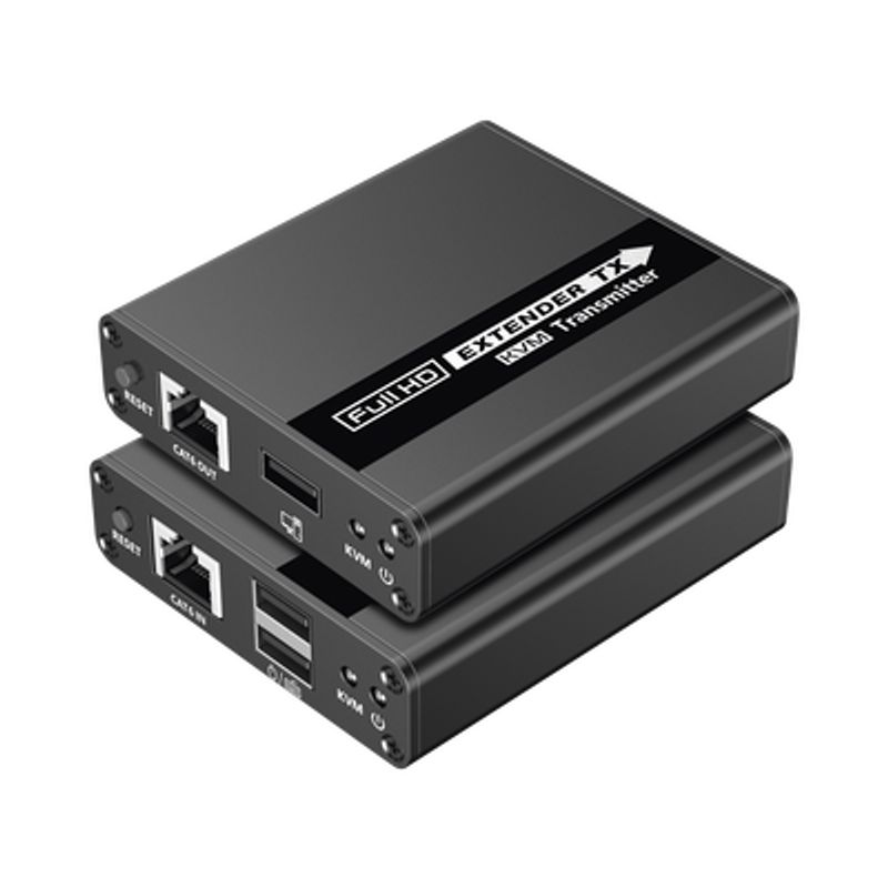 Kit Extensor Kvm (hdmi Y Usb)  40m 4k30hz 40m  1080p60hz  Cat 6 6a Y 7  Cero Latencia  Hdr  Salida Loop  Uso 24/7  Salida De Aud