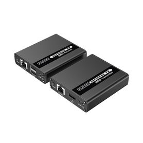 kit extensor kvm hdmi y usb  40m 4k30hz 40m  1080p60hz  cat 6 6a y 7  cero latencia  hdr  salida loop  uso 247  salida de audio