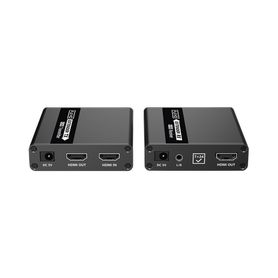 kit extensor kvm hdmi y usb  40m 4k30hz 40m  1080p60hz  cat 6 6a y 7  cero latencia  hdr  salida loop  uso 247  salida de audio