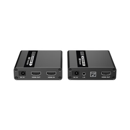Kit Extensor Kvm (hdmi Y Usb)  40m 4k30hz 40m  1080p60hz  Cat 6 6a Y 7  Cero Latencia  Hdr  Salida Loop  Uso 24/7  Salida De Aud
