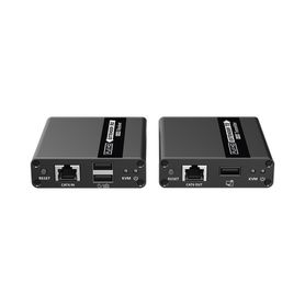 kit extensor kvm hdmi y usb  40m 4k30hz 40m  1080p60hz  cat 6 6a y 7  cero latencia  hdr  salida loop  uso 247  salida de audio