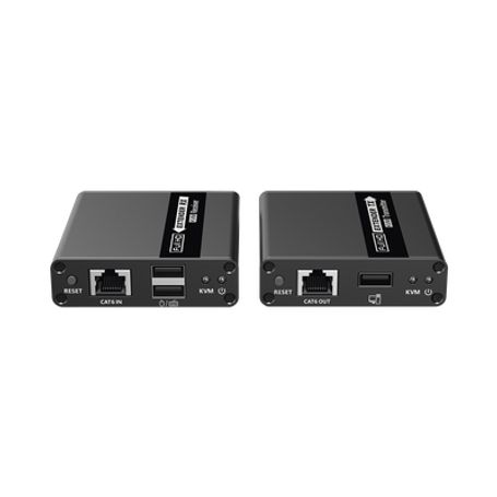 Kit Extensor Kvm (hdmi Y Usb)  40m 4k30hz 40m  1080p60hz  Cat 6 6a Y 7  Cero Latencia  Hdr  Salida Loop  Uso 24/7  Salida De Aud