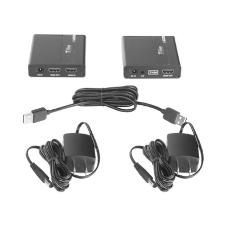 Kit Extensor Kvm (hdmi Y Usb)  40m 4k30hz 40m  1080p60hz  Cat 6 6a Y 7  Cero Latencia  Hdr  Salida Loop  Uso 24/7  Salida De Aud