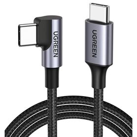 cable usbc a usbc  1 metro  conector con ángulo recto de 90°  carga rápida de hasta 60w  480 mbps  pd30  qc403020  fpc  afc  pr
