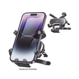 soporte de automóvil para rendija de ventilación   tecnologia gravity  rotación de 360°  suspensión por gancho  pinzas de goma 