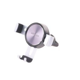 soporte de celular para automóvil en rendija de ventilación  sistema de gravedad  rotacion de 360° angulo multiple  almohadilla