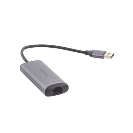 Adaptador De Red Usba 3.0 A Rj45 / Admite 10/100/1000 Mbps Y 2.5g / Caja De Aluminio / Longitud Del Cable 10 Cm / 1 A 1