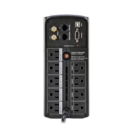 Ups De 1000 Va/600 W Topologia Linea Interactiva Entrada 120 Vca Nema 515p Tipo Mini Torre Con 9 Tomas Nema 515r