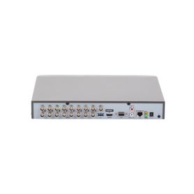 dvr 16 canales turbohd  8 canales ip  5 megapixel lite  3k lite  acusense evita falsas alarmas  audio por coaxitron  1 bahia de
