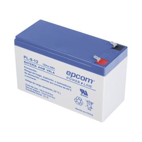 bateria 12 vcc  9 ah  ul  tecnologia agmvrla  para uso en equipo electrónico alarmas de intrusión  incendio control de acceso  