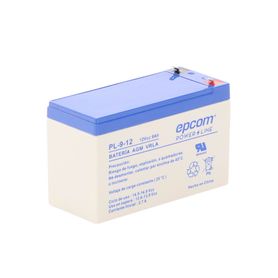bateria 12 vcc  9 ah  ul  tecnologia agmvrla  para uso en equipo electrónico alarmas de intrusión  incendio control de acceso  