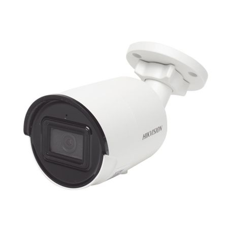 Bala Ip 4 Megapixel / Lente 2.8 Mm / 40 Mts Ir Exir / Exterior Ip67 / Wdr 120 Db / Poe / Micrófono Integrado / Acusense (evita F
