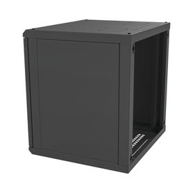 gabinete para montaje en pared cuerpo fijo con 12 unidades de rack de 19in puerta de cristal templado fabricado en acero74709