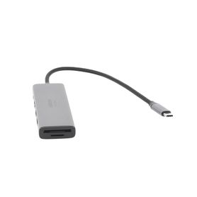 hub usbc multifuncional   a  hdmi 4k60hz  hdcp22  hdr103d  2 puertos usb30  lector de tarjetas sdtf uso simultáneo  usb c pd 10