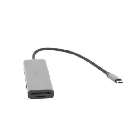 Hub Usbc Multifuncional   A  Hdmi 4k60hz / Hdcp2.2 / Hdr10/3d / 2 Puertos Usb3.0 / Lector De Tarjetas Sdtf (uso Simultáneo) / Us