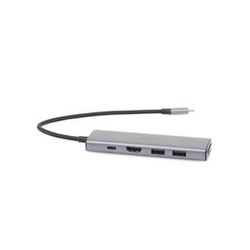 hub usbc multifuncional   a  hdmi 4k60hz  hdcp22  hdr103d  2 puertos usb30  lector de tarjetas sdtf uso simultáneo  usb c pd 10